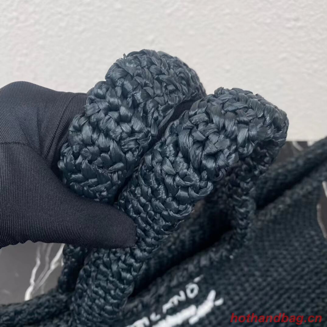 Prada Raffia tote bag 1NE229 black Prada Raffia tote bag 1NE229 black