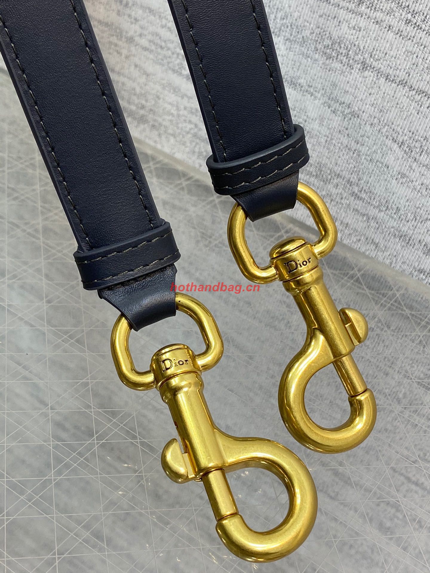 Dior Saddle Bag with Strap Oblique Jacquard M0488 Blue Dior Saddle Bag with Strap Oblique Jacquard M0488 Blue