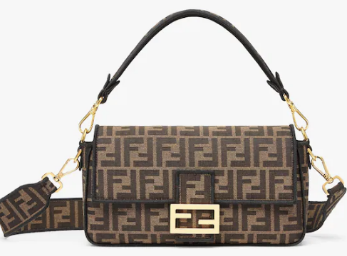FENDI Baguette Brown fabric bag 8BR600 FENDI Baguette Brown fabric bag 8BR600