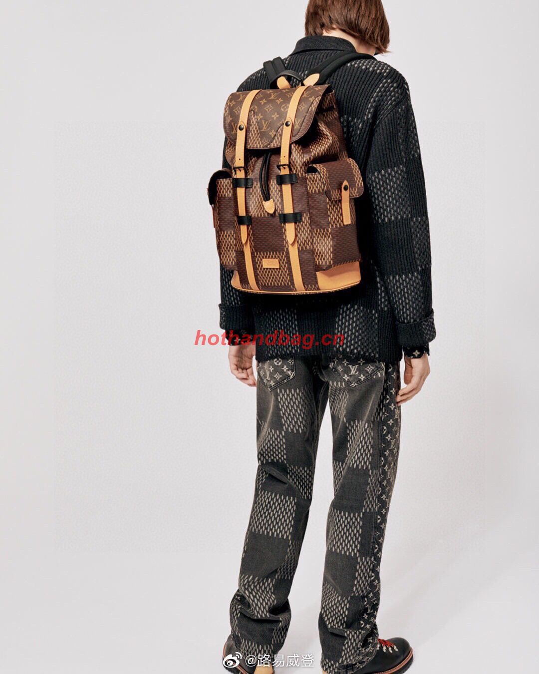 Louis Vuitton Monogram Giant Damier Ebene CHRISTOPHER PM N40358 Louis Vuitton Monogram Giant Damier Ebene CHRISTOPHER PM N40358