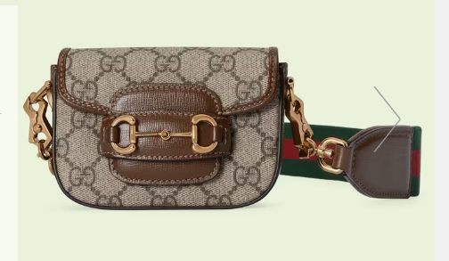 Gucci Horsebit 1955 strap wallet 699760 brown Gucci Horsebit 1955 strap wallet 699760 brown