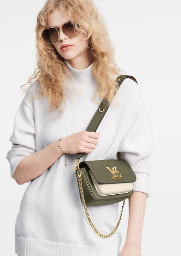 Louis Vuitton LOCKME TENDER M58554 Light Khaki Green Louis Vuitton LOCKME TENDER M58554 Light Khaki Green