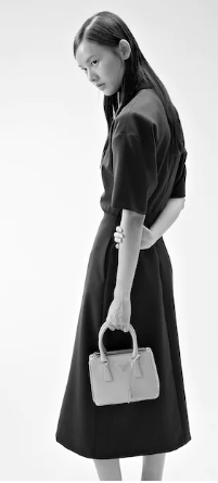 Prada Galleria Saffiano leather mini-bag 1BA906 white Prada Galleria Saffiano leather mini-bag 1BA906 white