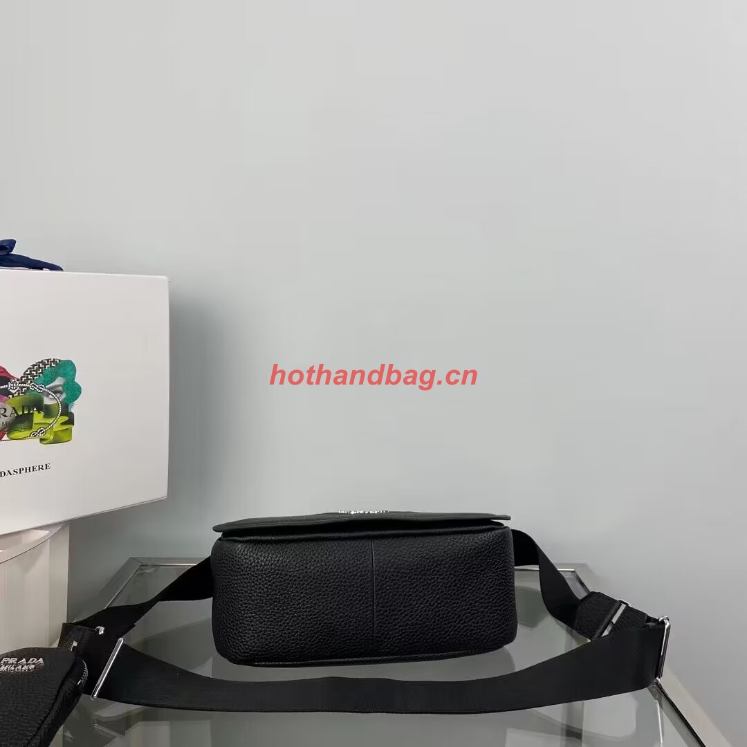 Prada Leather shoulder bag 1AD229 black Prada Leather shoulder bag 1AD229 black