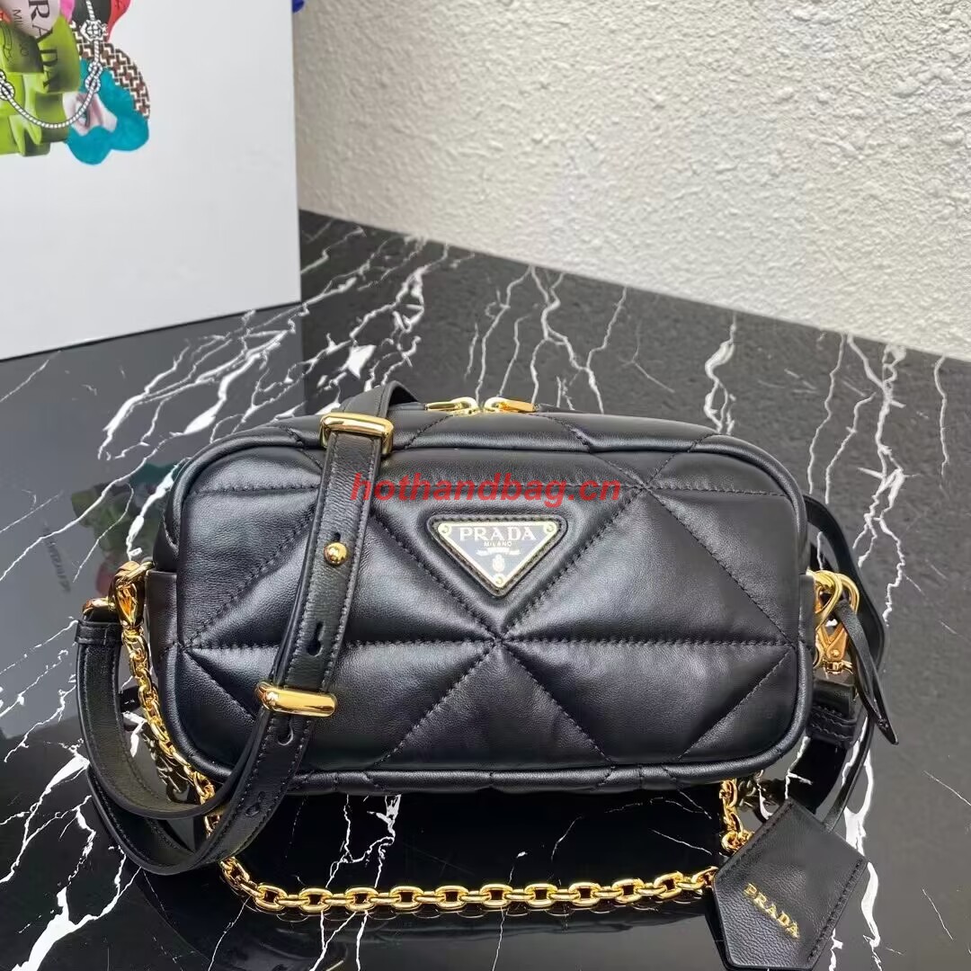 Prada Small nappa leather bag 1HH097 black Prada Small nappa leather bag 1HH097 black
