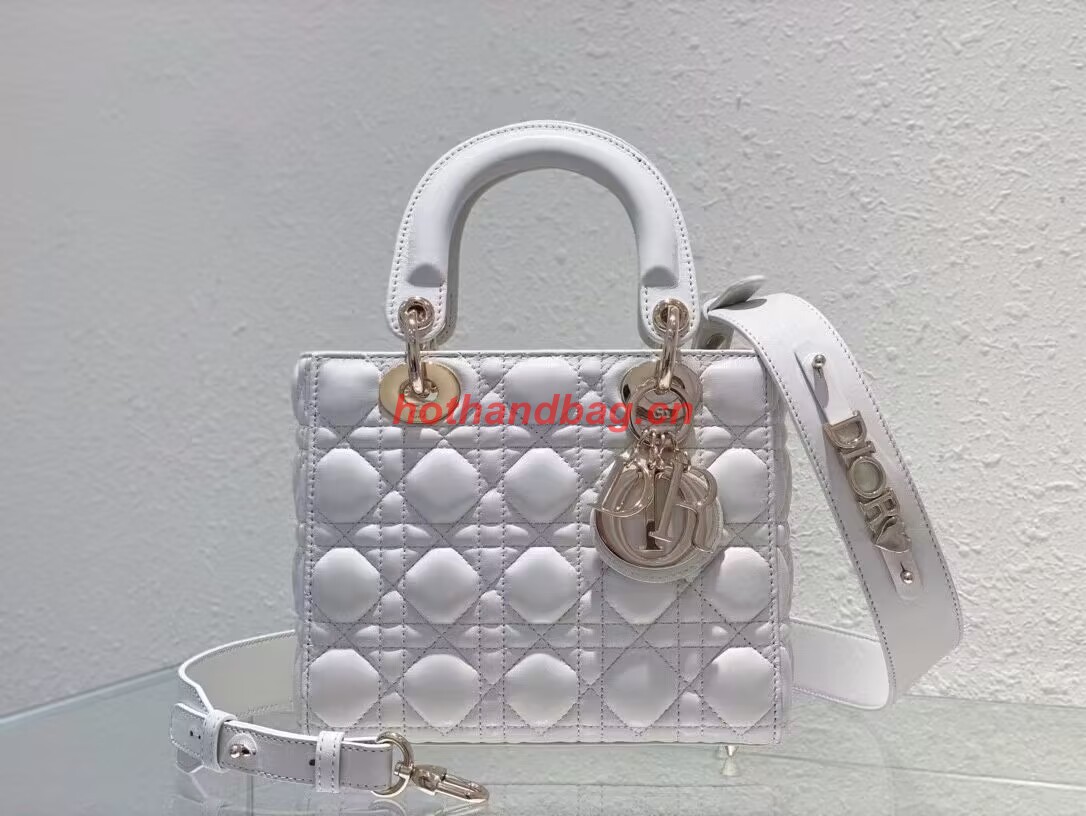 SMALL LADY DIOR MY ABCDIOR BAG Latte Cannage Lambskin M0538ONG SMALL LADY DIOR MY ABCDIOR BAG Latte Cannage Lambskin M0538ONG