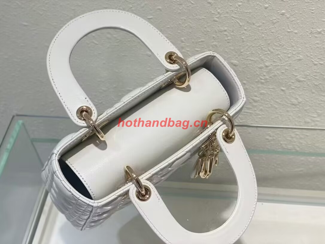 SMALL LADY DIOR MY ABCDIOR BAG Latte Cannage Lambskin M0538ONG SMALL LADY DIOR MY ABCDIOR BAG Latte Cannage Lambskin M0538ONG