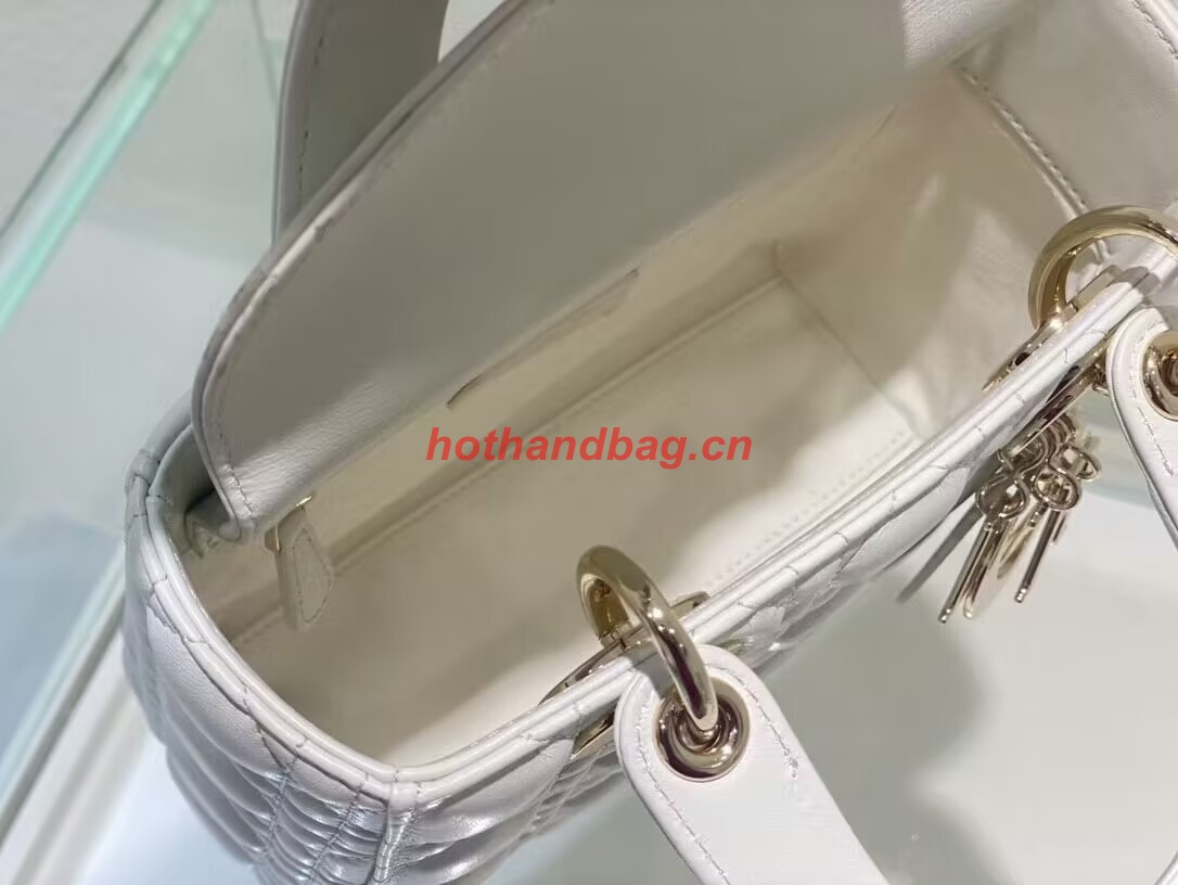 SMALL LADY DIOR MY ABCDIOR BAG Latte Cannage Lambskin M0538ONG SMALL LADY DIOR MY ABCDIOR BAG Latte Cannage Lambskin M0538ONG