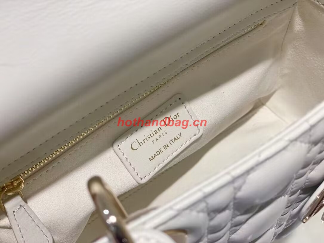 SMALL LADY DIOR MY ABCDIOR BAG Latte Cannage Lambskin M0538ONG SMALL LADY DIOR MY ABCDIOR BAG Latte Cannage Lambskin M0538ONG