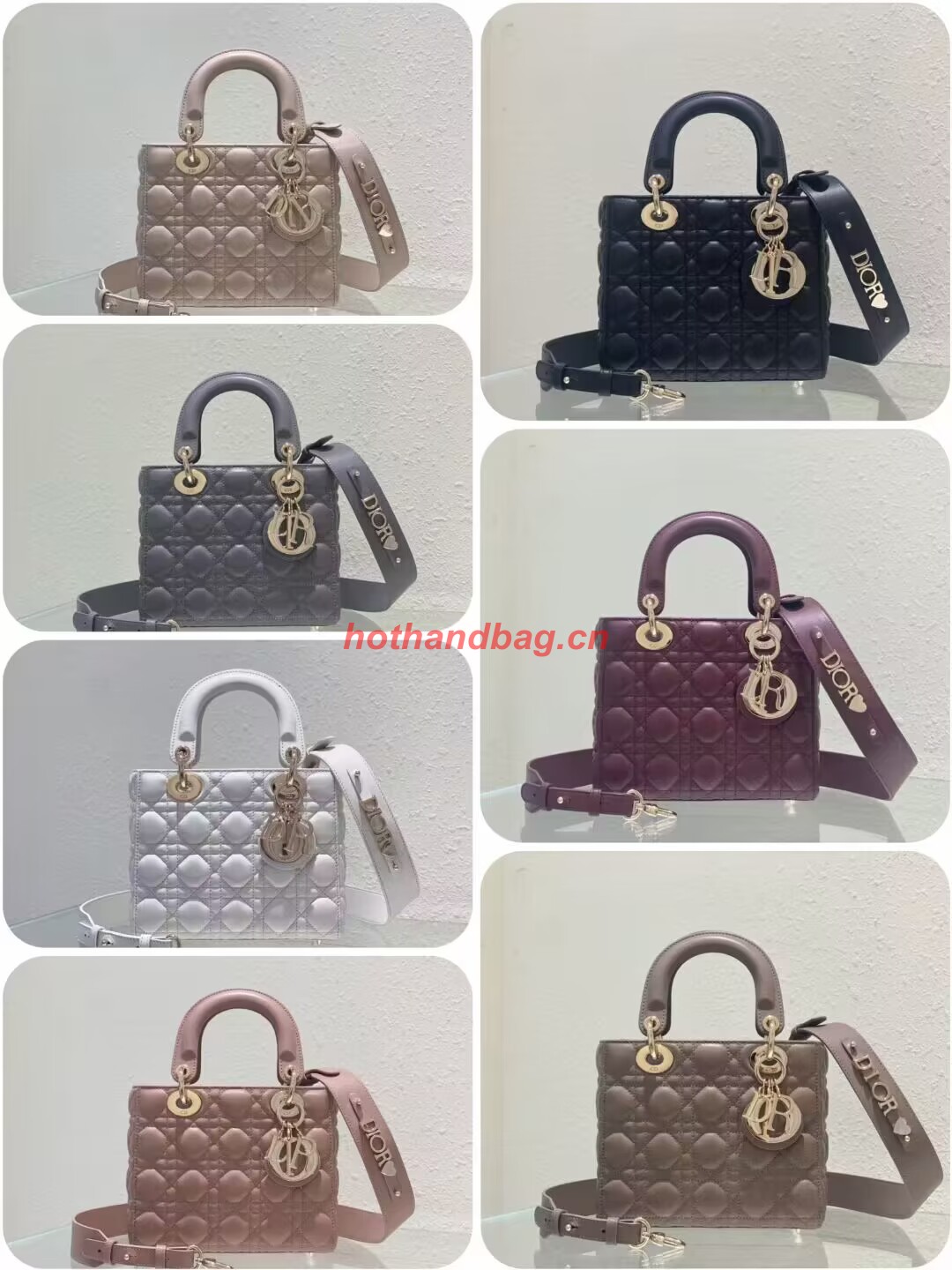 SMALL LADY DIOR MY ABCDIOR BAG Latte Cannage Lambskin M0538ONG SMALL LADY DIOR MY ABCDIOR BAG Latte Cannage Lambskin M0538ONG