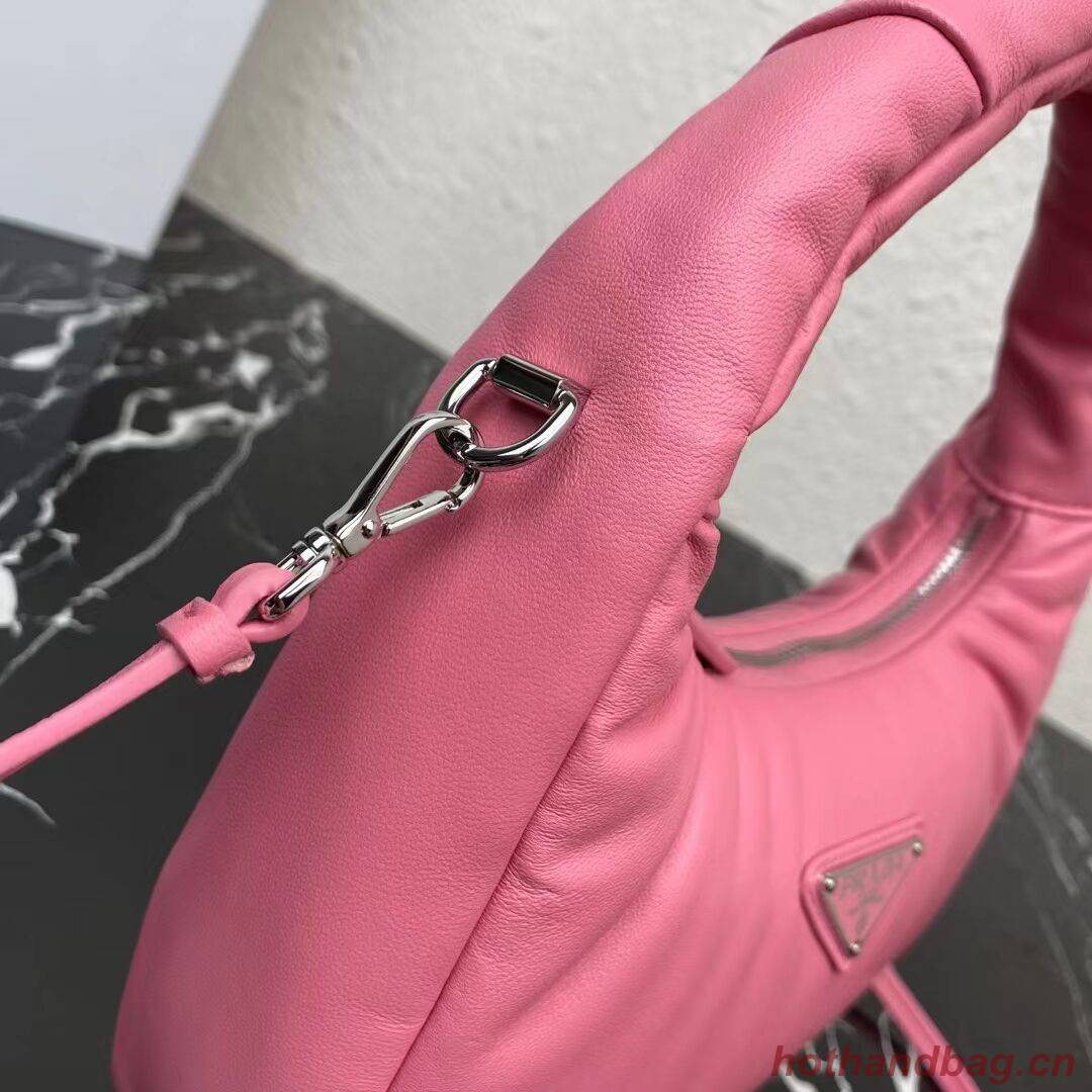 Prada Soft padded nappa leather mini-bag 1BA384 pink Prada Soft padded nappa leather mini-bag 1BA384 pink