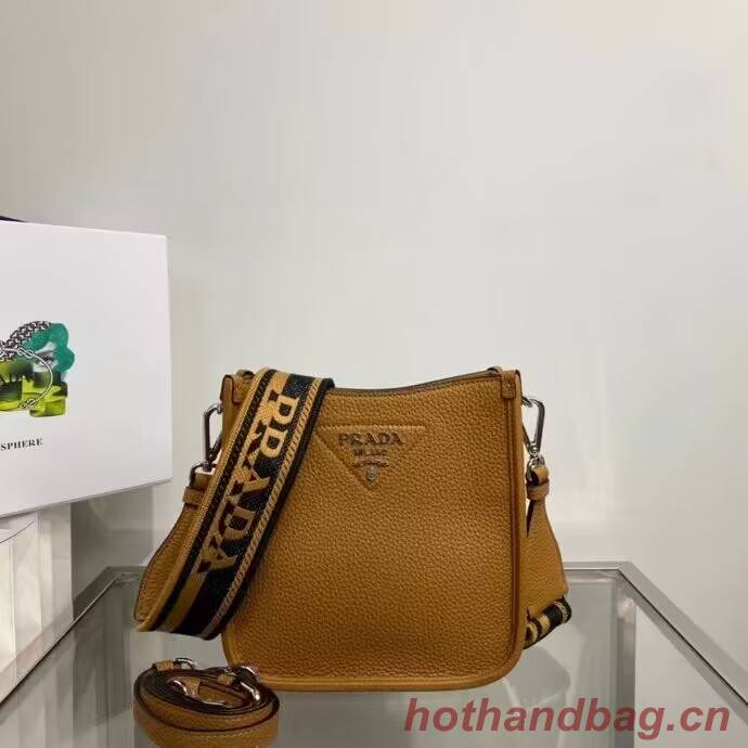 Prada Leather mini shoulder bag 1BH191 Caramel Prada Leather mini shoulder bag 1BH191 Caramel