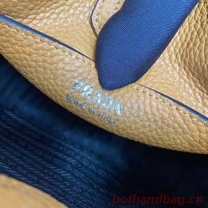 Prada Leather mini shoulder bag 1BH191 Caramel Prada Leather mini shoulder bag 1BH191 Caramel