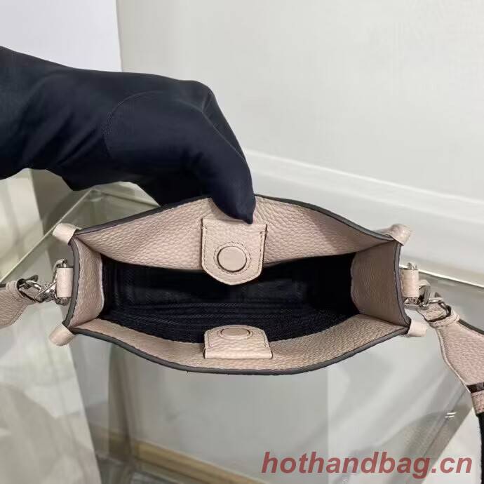 Prada Leather mini shoulder bag 1BH191 Clay Grey Prada Leather mini shoulder bag 1BH191 Clay Grey