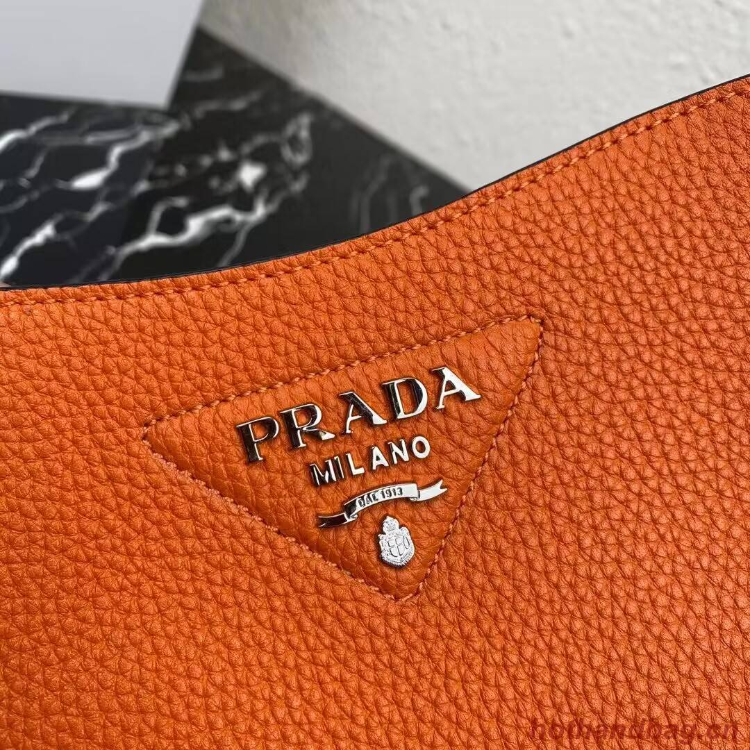 Prada Leather mini shoulder bag 1BH191 Papaya Prada Leather mini shoulder bag 1BH191 Papaya