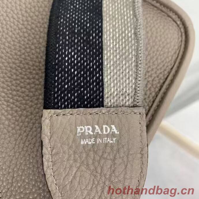 Prada Leather mini shoulder bag 1BH191 dark Grey Prada Leather mini shoulder bag 1BH191 dark Grey