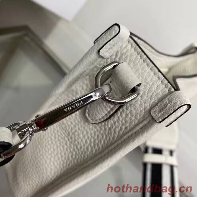 Prada Leather mini shoulder bag 1BH191 white Prada Leather mini shoulder bag 1BH191 white