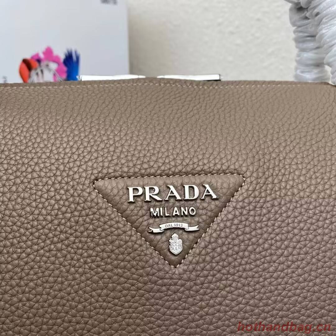 Prada Leather shoulder bag 1NC175 gray Prada Leather shoulder bag 1NC175 gray