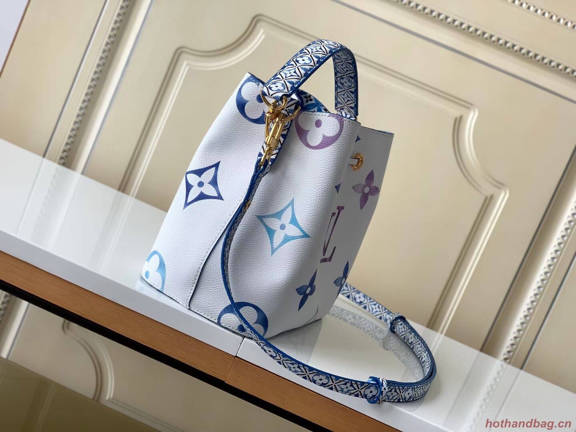 Louis Vuitton Giant Monogram Neonoe BB M22986 Gradient Print Blue Louis Vuitton Giant Monogram Neonoe BB M22986 Gradient Print Blue