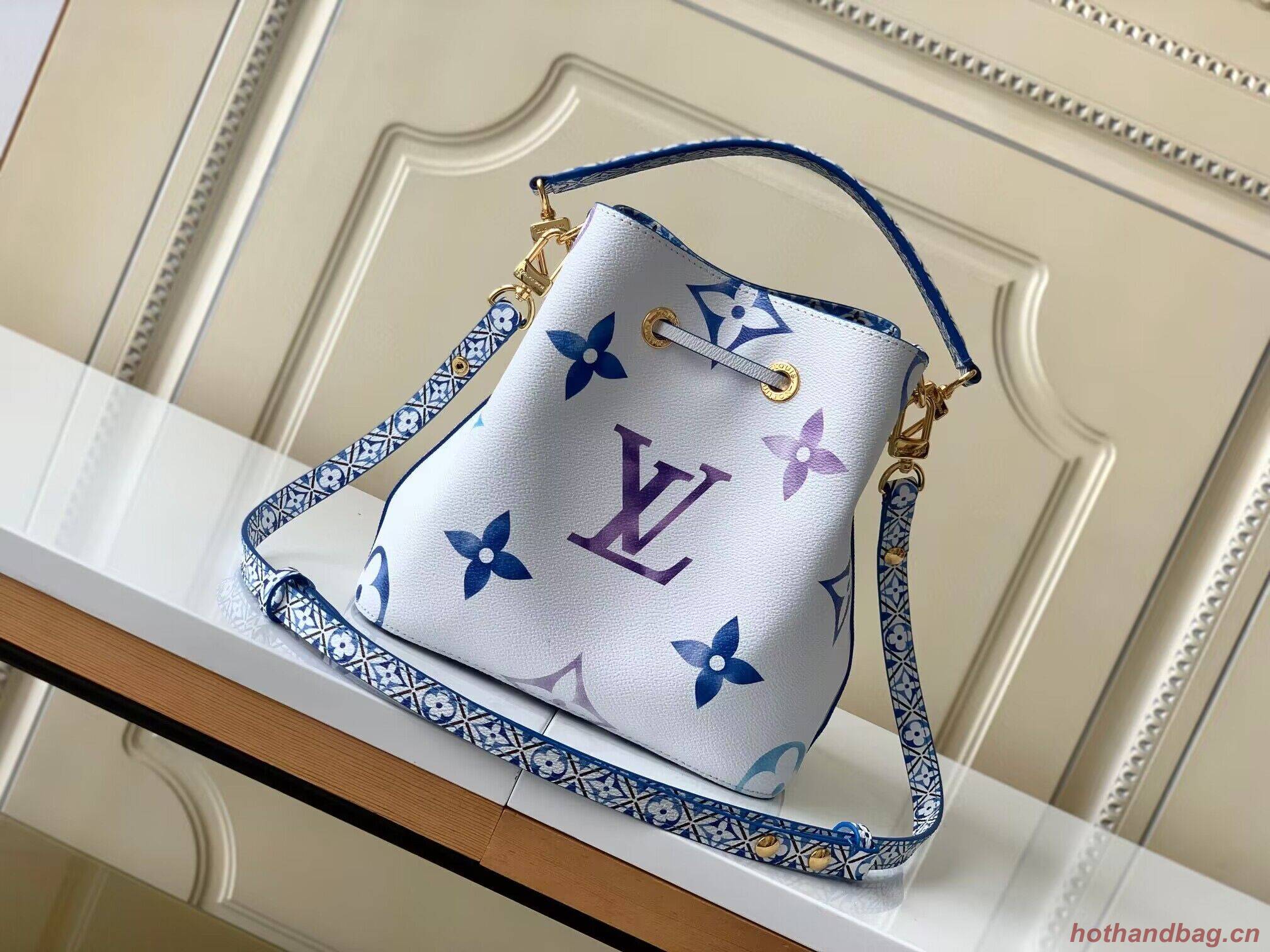 Louis Vuitton Giant Monogram Neonoe BB M22986 Gradient Print Blue Louis Vuitton Giant Monogram Neonoe BB M22986 Gradient Print Blue