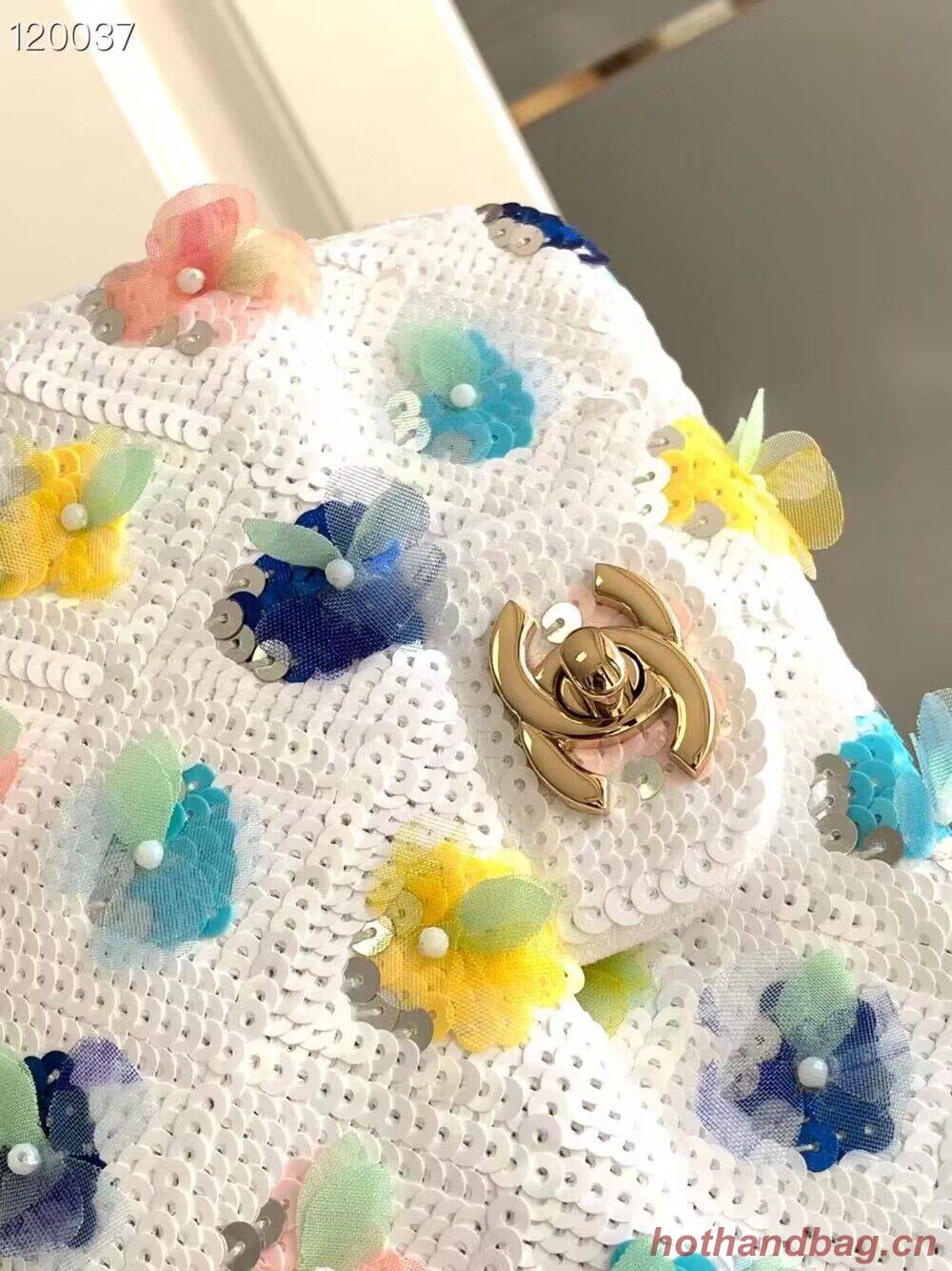 Chanel 23P Mini Shoulder Flowers Bag AS11165 White Chanel 23P Mini Shoulder Flowers Bag AS11165 White