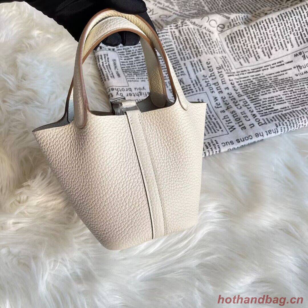 Hermes Mini Picotin 14 Lock Bags Original Togo Leather PL5302 Cream Hermes Mini Picotin 14 Lock Bags Original Togo Leather PL5302 Cream