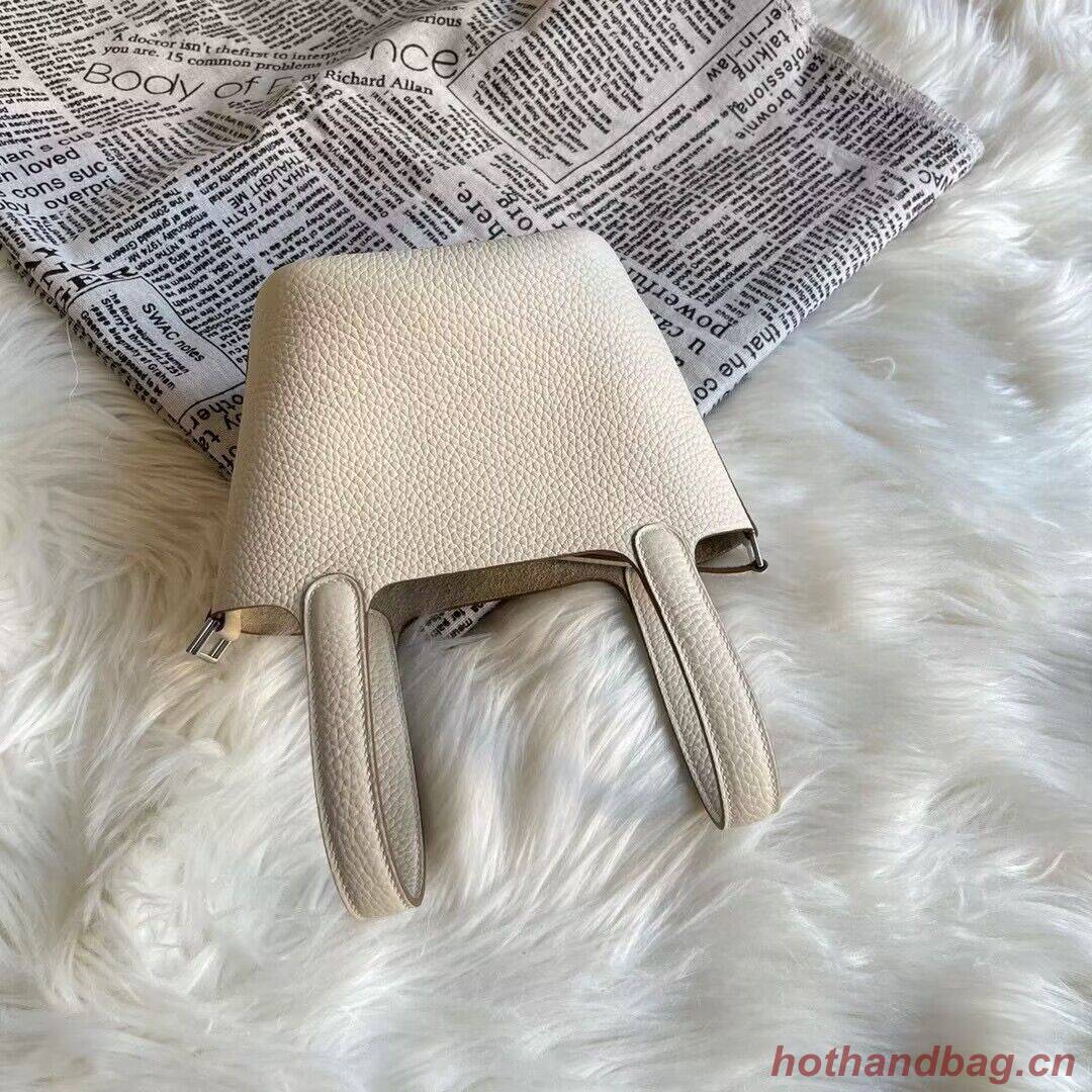 Hermes Mini Picotin 14 Lock Bags Original Togo Leather PL5302 Cream Hermes Mini Picotin 14 Lock Bags Original Togo Leather PL5302 Cream