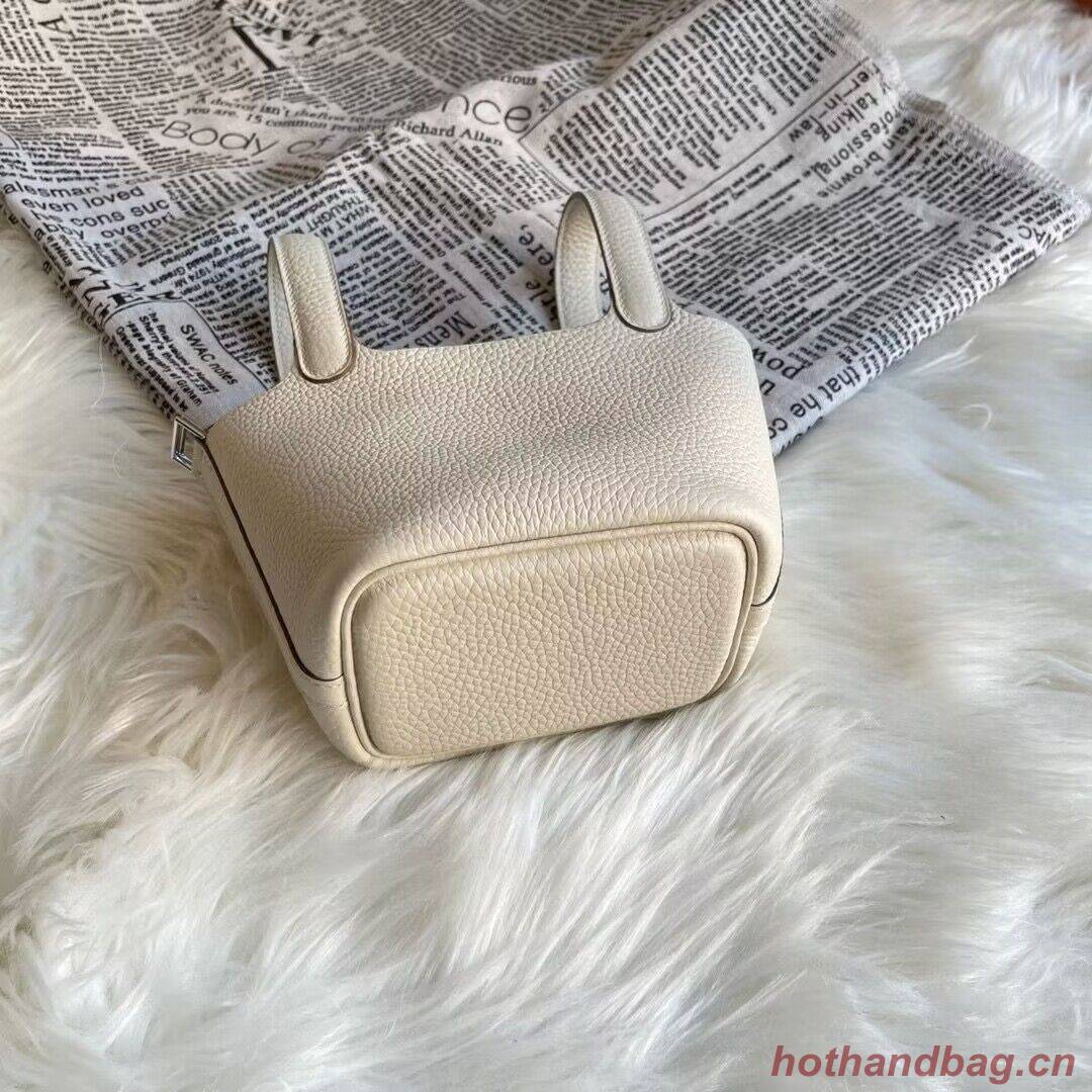 Hermes Mini Picotin 14 Lock Bags Original Togo Leather PL5302 Cream Hermes Mini Picotin 14 Lock Bags Original Togo Leather PL5302 Cream