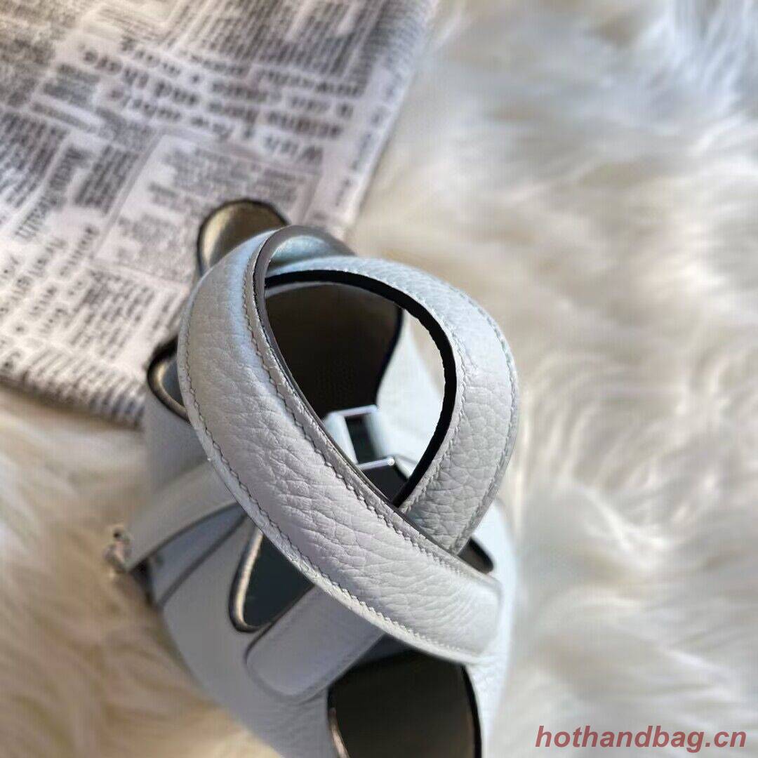 Hermes Mini Picotin 14 Lock Bags Original Togo Leather PL5302 White Hermes Mini Picotin 14 Lock Bags Original Togo Leather PL5302 White