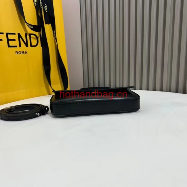 Fendi Baguette leather bag F1531 black Fendi Baguette leather bag F1531 black