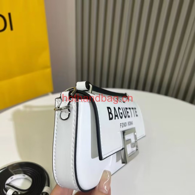 Fendi mini smooth leather bag F1997 white Fendi mini smooth leather bag F1997 white
