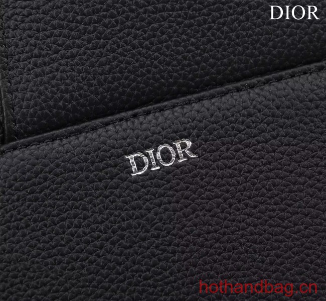 Dior Essentials SADDLE BAG Grained Calfskin 1ADPO093G BLACK Dior Essentials SADDLE BAG Grained Calfskin 1ADPO093G BLACK
