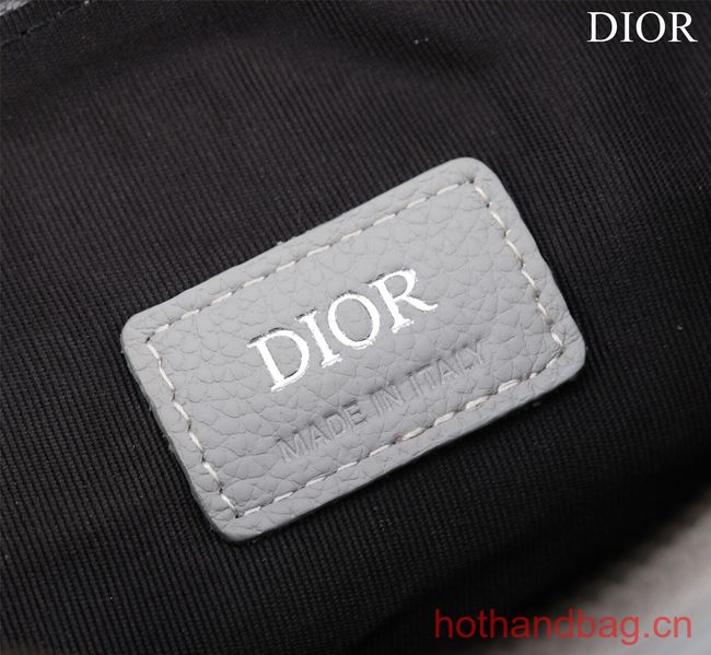 Dior Essentials SADDLE BAG Grained Calfskin 1ADPO093f-1 gray Dior Essentials SADDLE BAG Grained Calfskin 1ADPO093f-1 gray
