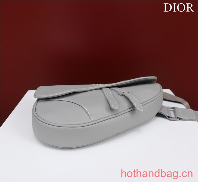 Dior Essentials SADDLE BAG Grained Calfskin 1ADPO093f-1 gray Dior Essentials SADDLE BAG Grained Calfskin 1ADPO093f-1 gray