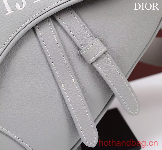 Dior Essentials SADDLE BAG Grained Calfskin 1ADPO093f-1 gray Dior Essentials SADDLE BAG Grained Calfskin 1ADPO093f-1 gray