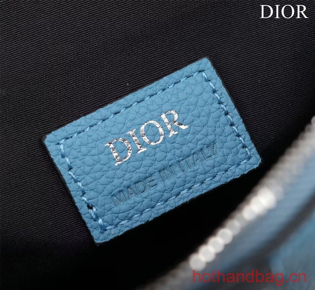 Dior Essentials SADDLE BAG Grained Calfskin 1ADPO093f-1 blue Dior Essentials SADDLE BAG Grained Calfskin 1ADPO093f-1 blue