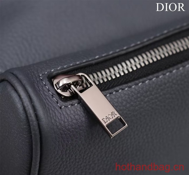 Dior Essentials SADDLE BAG Grained Calfskin 1ADPO093f-1 dark gray Dior Essentials SADDLE BAG Grained Calfskin 1ADPO093f-1 dark gray