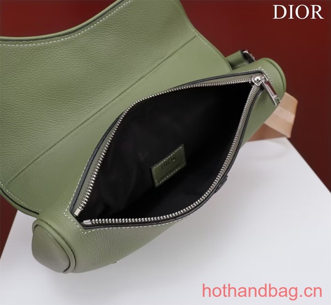 Dior Essentials SADDLE BAG Grained Calfskin 1ADPO093f-1 green Dior Essentials SADDLE BAG Grained Calfskin 1ADPO093f-1 green