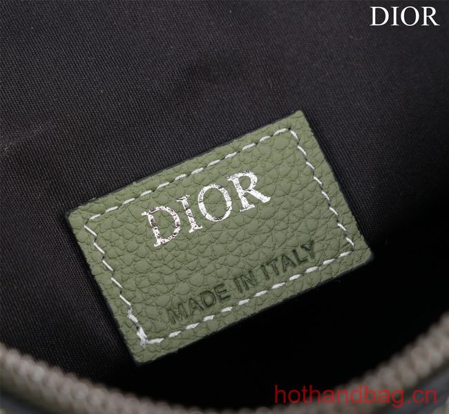 Dior Essentials SADDLE BAG Grained Calfskin 1ADPO093f-1 green Dior Essentials SADDLE BAG Grained Calfskin 1ADPO093f-1 green