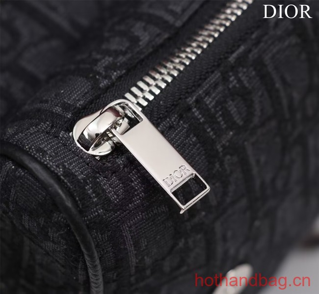 Dior Essentials SADDLE BAG Oblique Jacquard 1ADPO093 black Dior Essentials SADDLE BAG Oblique Jacquard 1ADPO093 black