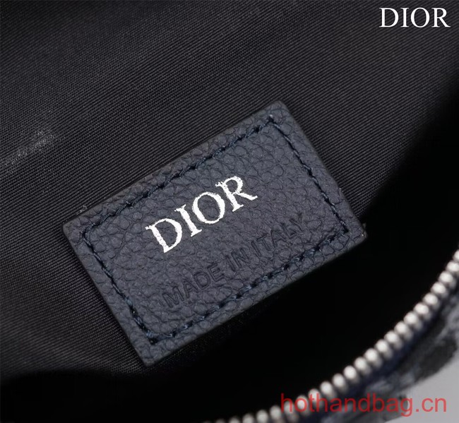 Dior Essentials SADDLE BAG Oblique Jacquard 1ADPO093 dark blue Dior Essentials SADDLE BAG Oblique Jacquard 1ADPO093 dark blue