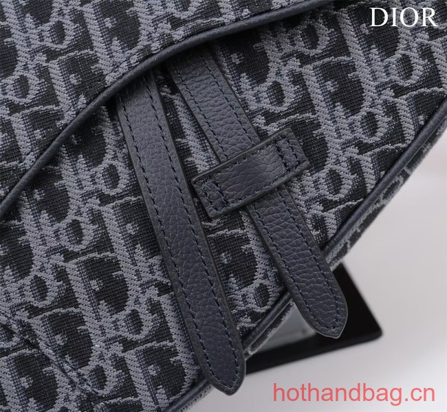 Dior Essentials SADDLE BAG Oblique Jacquard 1ADPO093 dark blue Dior Essentials SADDLE BAG Oblique Jacquard 1ADPO093 dark blue
