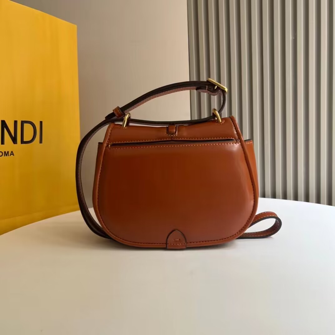 Fendi Cmon Mini leather bag 8BS082 Brown Fendi Cmon Mini leather bag 8BS082 Brown