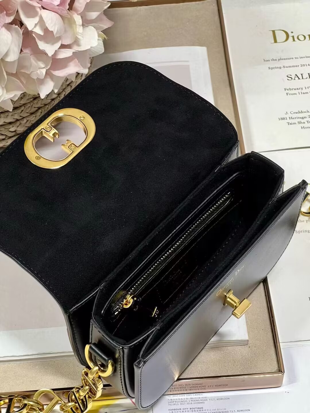 DIOR Box Calfskin M9261U black DIOR Box Calfskin M9261U black