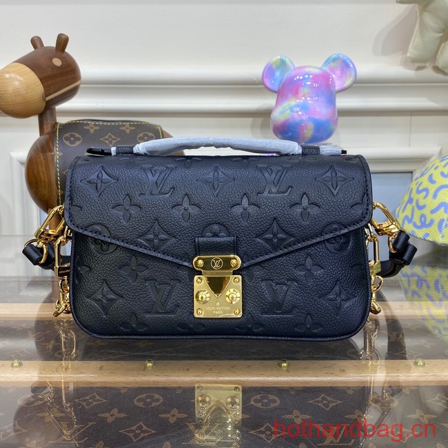 Louis Vuitton Pochette Metis East West M46596 black