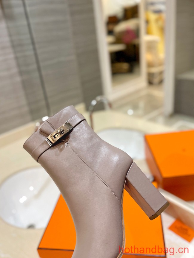 Hermes WOMENS ANKLE BOOT heel height 8.5CM 93719-2