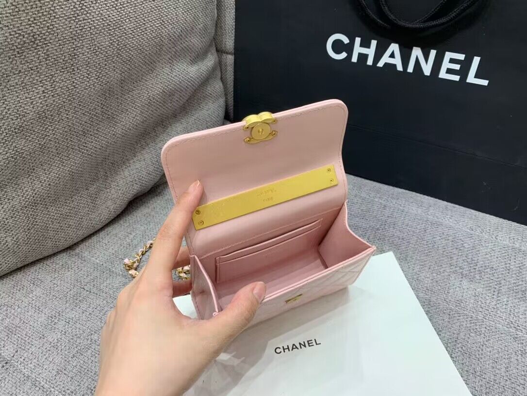 CHANEL 22B Kelly Top Handle Bag AP2945Y Pink CHANEL 22B Kelly Top Handle Bag AP2945Y Pink