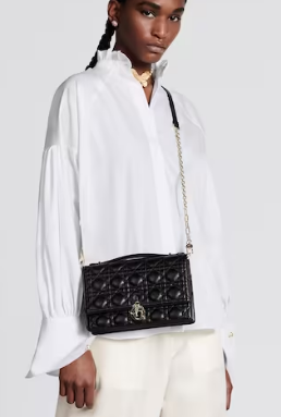 MISS DIOR TOP HANDLE BAG black Cannage Lambskin M0997ON MISS DIOR TOP HANDLE BAG black Cannage Lambskin M0997ON