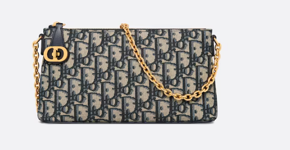 30 MONTAIGNE DIOR MIDI MINI BAG Blue Dior Oblique Jacquard S2320UTZ 30 MONTAIGNE DIOR MIDI MINI BAG Blue Dior Oblique Jacquard S2320UTZ