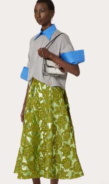 VALENTINO GARAVANI ROCKSTUD23 Small calfskin bag ZS098 silver VALENTINO GARAVANI ROCKSTUD23 Small calfskin bag ZS098 silver